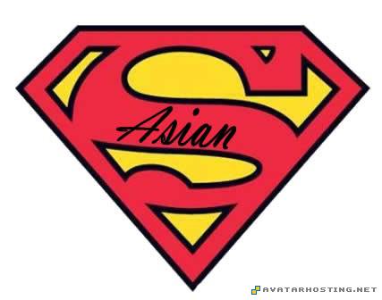 Emblem of Asian superman asiansuperman
