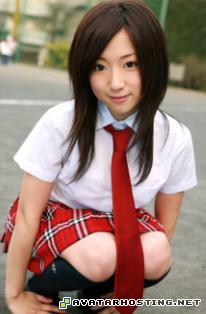 School girl Chinese schoolgirl