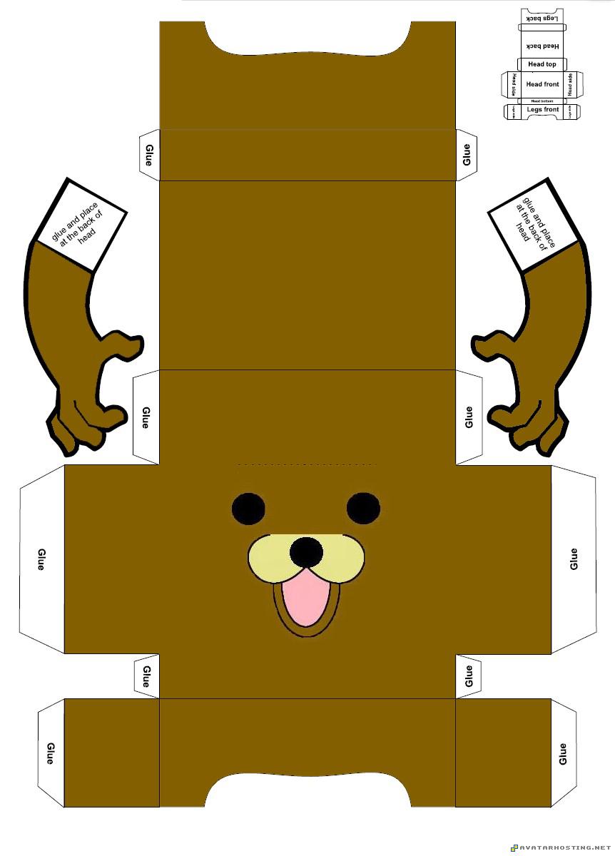 How to make cartoon bear 1220308072999
