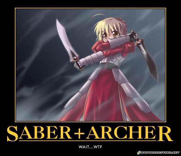 Saber and Archer 28dda7b0ffa62af6a4a156981d3b3aa81228485332_full