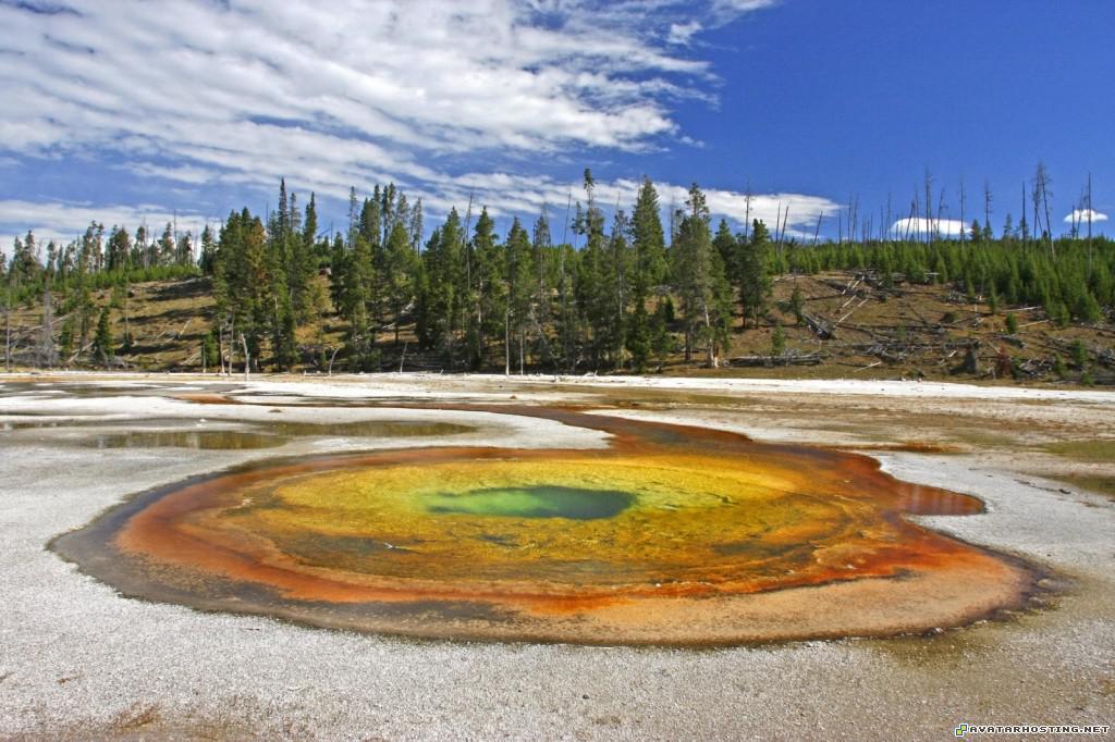 hot spring upper geyser basin yellowstone national park wyoming hotspringuppergeyserbasinyellowstonenationalparkwyoming