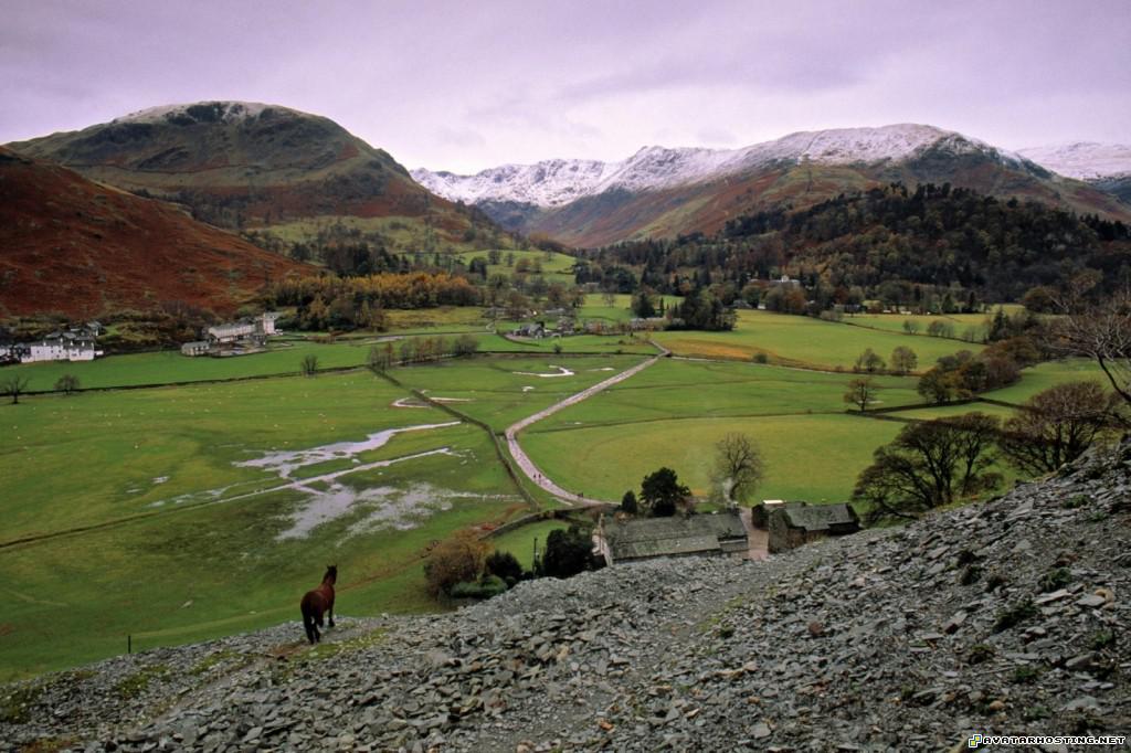picturesque view lake district cumbria england picturesqueviewlakedistrictcumbriaengland