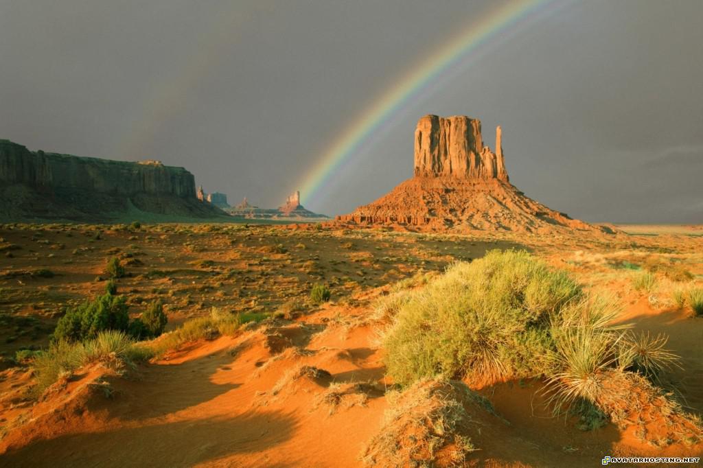 rainbow over monument valley rainbowovermonumentvalley