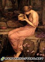 lady with the box cajita