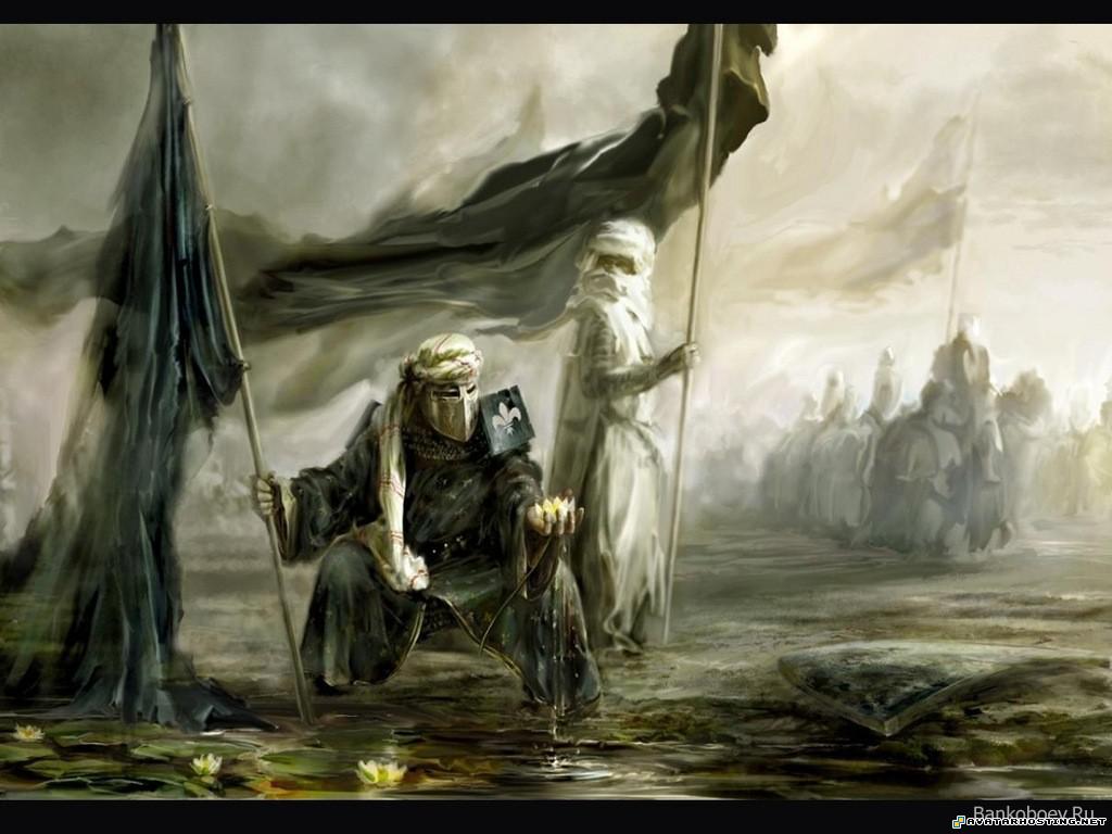 Military Knights in the battle 054 Knightsinthebattle054