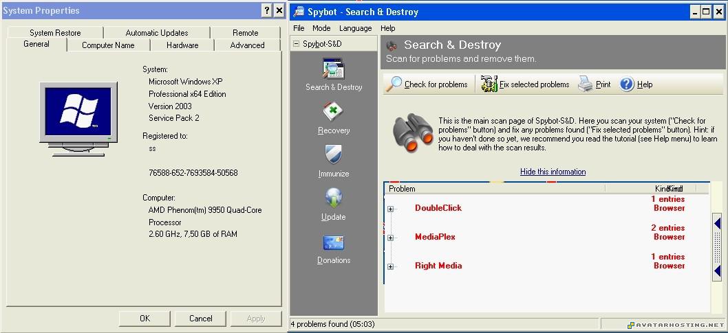 amd 9950 4 core procesor time phenomen9950spyboot