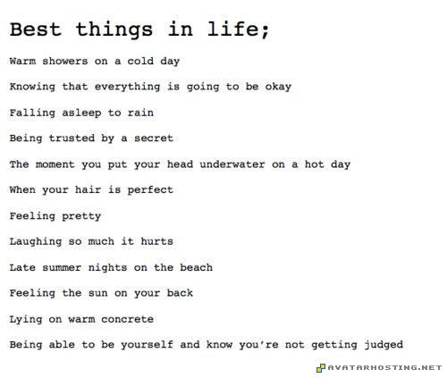 best things in life best_things_in_life