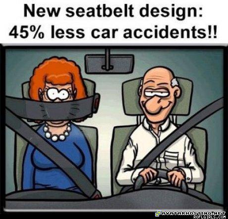 woman shut up seatbelt design woman_shut_up_Seatbelt_Design