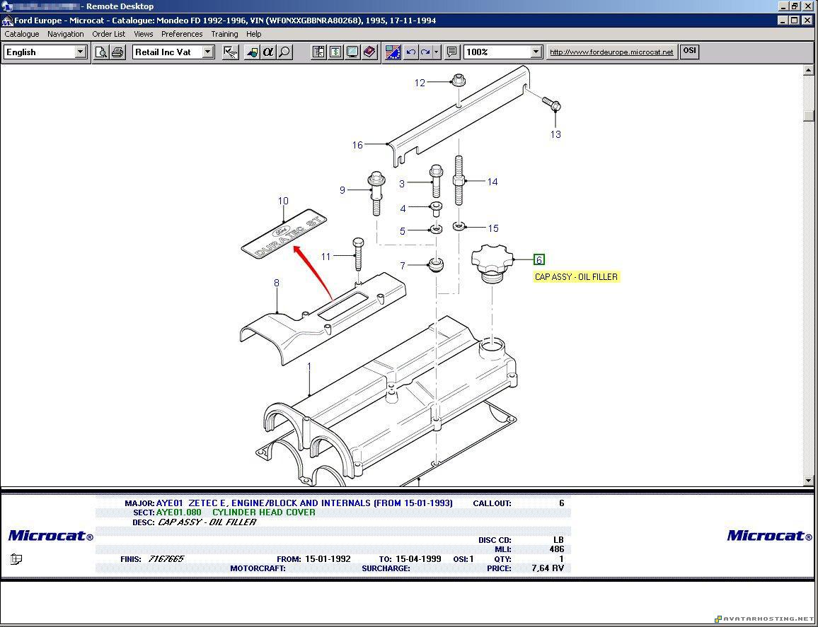 microcat mondeo mk1 oil cap finis number Clipboard01