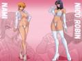 Blondes Nico Robin and Nami
