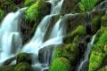 Nature cascading waterfall at ben dearg isle of skye scotland