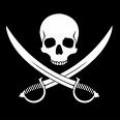Avatars pirate flag jolly roger skull crossbones crossswords