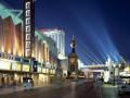 Architecture Boardwalk Casinos at Dusk Atlantic City New Jersey