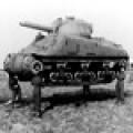 Military ghost army tank
