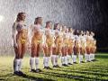 Jokes/Fun woman formation on the rain